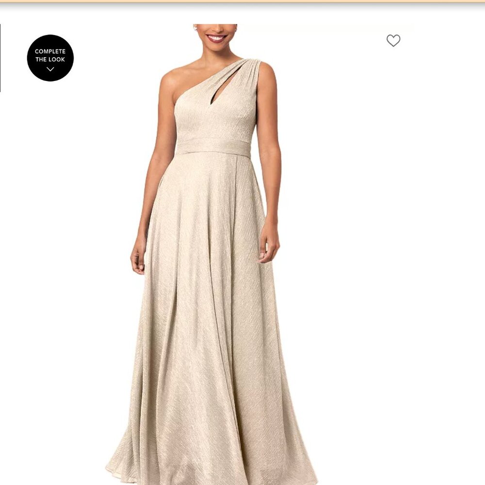 AQUA One Shoulder Evening Gown - Dress